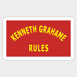 Kenneth Grahame Rules Sticker